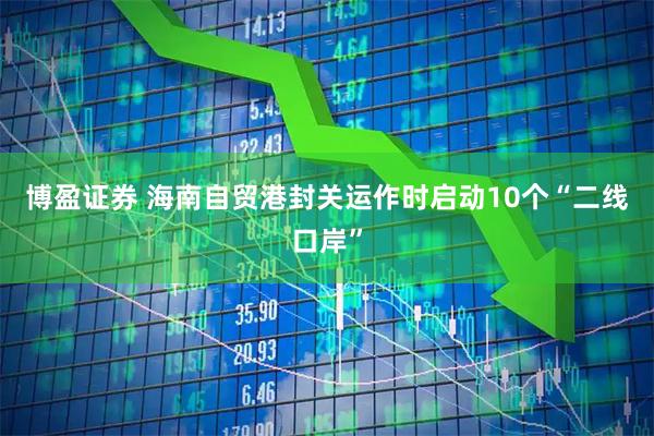 博盈证券 海南自贸港封关运作时启动10个“二线口岸”