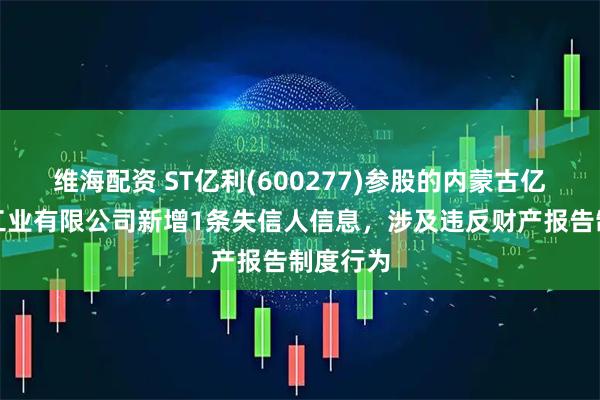 维海配资 ST亿利(600277)参股的内蒙古亿利化学工业有限公司新增1条失信人信息，涉及违反财产报告制度行为